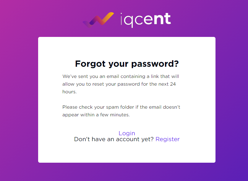 اکاؤنٹ کیسے کھولیں اور IQcent میں سائن ان کریں
